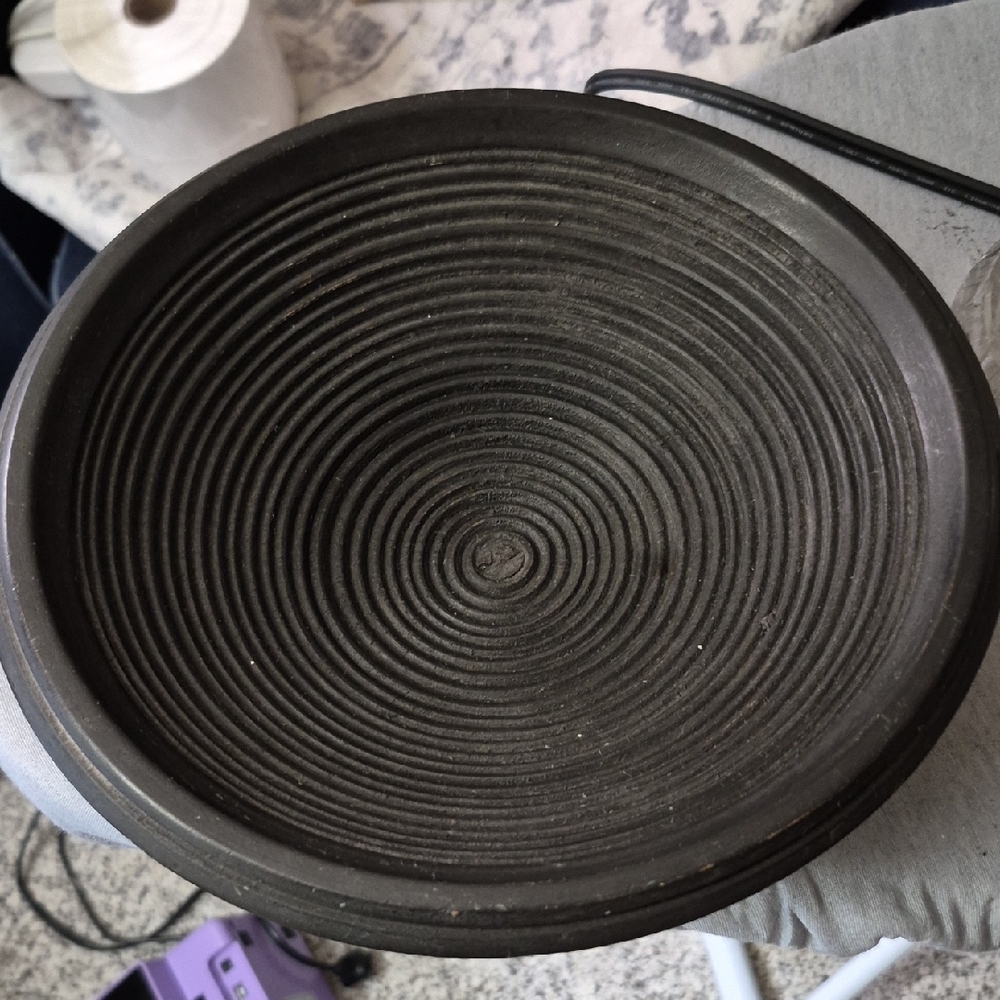 Handmade African Asanka Ghanaian grinding Earth Unglazed Pottery Clay bowl